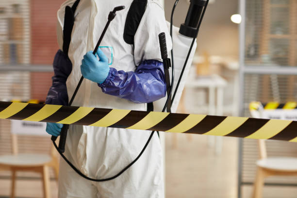 Professional Sewage Cleanup technician working in Fallston, MD